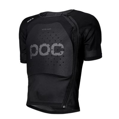 POC VPD Air+ teskydd – optimalt skydd för bröst, rygg och axlar, urranium svart