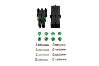 Connect 37329 Automotive Electrical Delphi Connector Kit 4 Pin Square