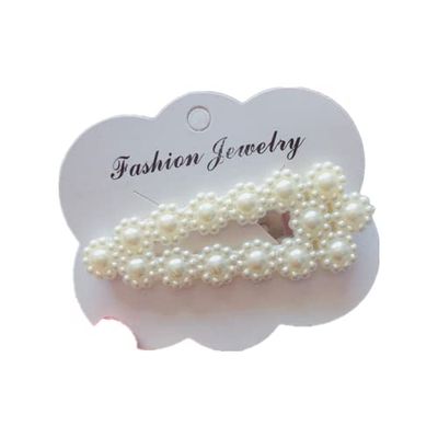 Fashion Hair Clips Set, 20 Pieces Pearls Hair Clips Acrylic Resin Hair Barrettes for Thick Hair, Hair Clip Hairpins for Women Girls Headwear Styling Tools