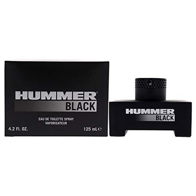 Hummer Black De Hummer Fragrance Para Hombres Eau De Toilette Vaporizador 4.2 Oz / 125 Ml