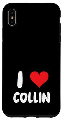 I Love Collin - Heart Case for iPhone XS Max