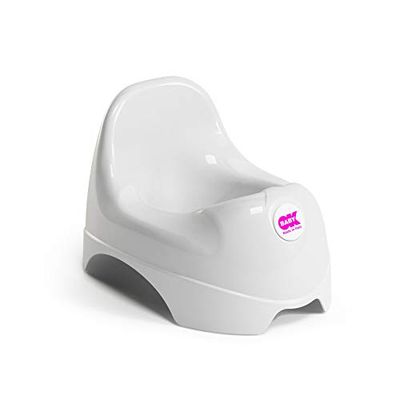 OKBABY Relax Pot Classique pour Enfants, Assise Anatomique, Blanc