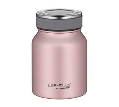 THERMOcafé by THERMOS TC Food Jar Contenitore Termico per Alimenti, Oro Rosa, 0,5 Litri