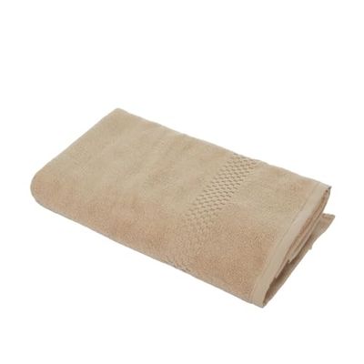 Asciugamano da doccia CM70X140 Popcorn Taupe Ruche