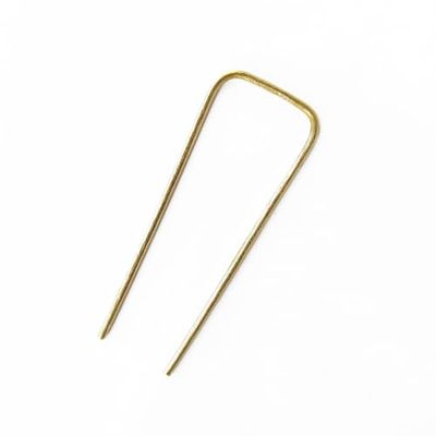 Fermacapelli per Chignon, Accessorio Capelli Lunghi in Ottone, Forcina in Metallo, Bastoncino per Capelli