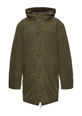 QS Parka med avtagbart innerfoder, Olivgrön, L