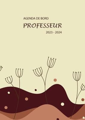 agenda de bord professeur 2023-2024: Carnet de bord A4 pour les professeurs