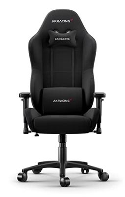 AKRacing Core Series EX Gaming Chair with 5/10 Years Manufacturer Warranty - Black/Red Fabric