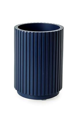 Newly Launched Blue Canyon Berkeley Tumbler, Polyresin Toothbrush, Bathroom Glass, Cup for Bathroom, Durable Construction, Mouthwash Cups, Reusable, Portable Makeup Brush Holder, Blue
