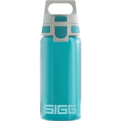 Sigg - Gourde Enfant - Viva One Aqua - Convient Aux Boissons Gazeuses - Étanche - Lavable Au Lave-Vaisselle - Sans BPA - Pour École & Sport - Turquoise - 0,5L