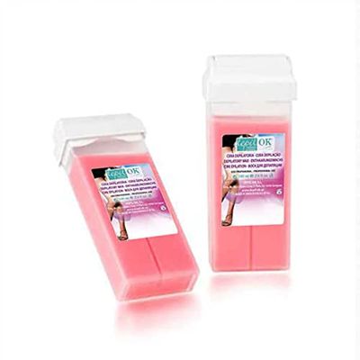 DEPIL OK Roll-ON Compatto Rosa 100 ml, Standard, Unico