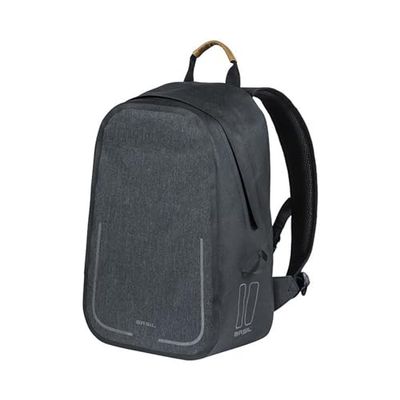 Basil Urban Dry Rugzak, Charcoal Melee, 18 Liter