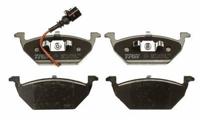 TRW GDB1658 Conjunto de 4 pastilhas de travão para Seat Leon II (1P1) 2005-2013 eixo dianteiro e outros veículos