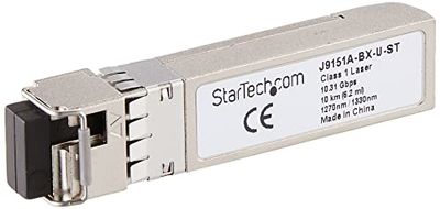 StarTech.com HPE J9151A Compatible SFP+ Module - 10GBASE-BX - 10 Gigabit Ethernet BiDi Fiber Single Strand SFP+ - LC 10km - HPE 2920, 2910al, 3500yl (J9151A-BX-U-ST)