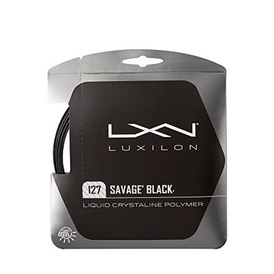 Lyx unisex Tennissaite Savage 127, svart, 12,2 meter, 1,27 mm, WRZ994300