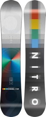 Nitro Snowboards Cinema BRD ´25, Tout-Terrain, Directional Twin, Gullwing Rocker, All-Terrain, Largeur Progressive, 159