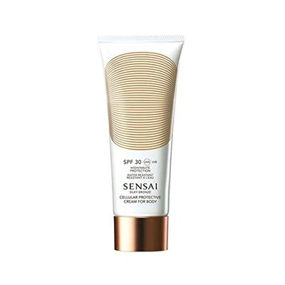 Kanebo Sensai Silky Brons Cellulär Protective Cream for Body SPF 30 garvningskräm, 150 ml