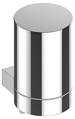 KEUCO Dispensador de loción de Metal Cromado, Contenido rellenable Aprox. 180 ml, dispensador de jabón para baño y Aseo de Invitados, Montaje en Pared, Colección Plan