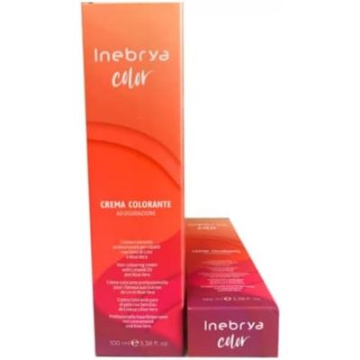 Permanent krämfärg per capelli med halvlinne och aloe vera 100 ml INEBRYA 3.10 indaco blå
