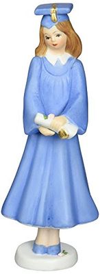 Enesco Growing Up Girls "Brunette Graduate" porcelanowa figurka, 19 cm
