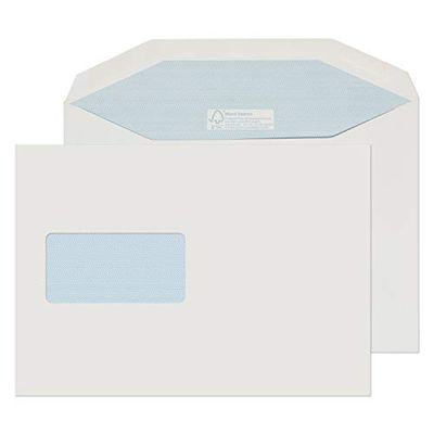 Blake Purely Environmental C5 162 x 229 mm 130 gsm FSC Certified Gummed Mailer Window Envelopes (FSC809) White - Pack of 500