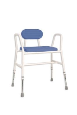NRS Healthcare Polyurethane Extra Wide Perching Stool