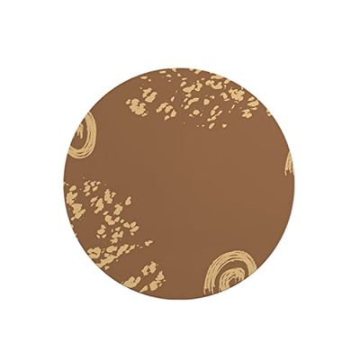 Questo Casa, Tapis de Souris Rond imprimé numérique avec Fond antidérapant pour Bureau et Maison Diamètre 22 cm