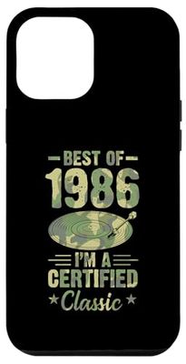 Vinyl Record Birthday Best Of 1986 I'm A Certified Classic Case for iPhone 12 Pro Max