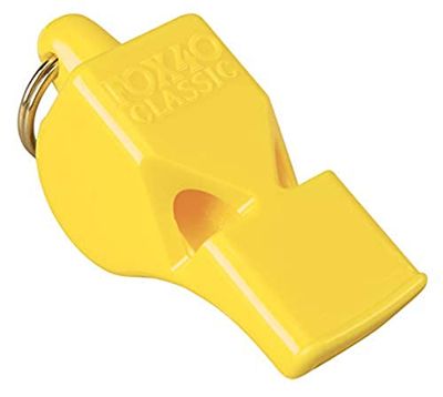 Sifflet arbitre entraineur FOX40 classic Safety - jaune