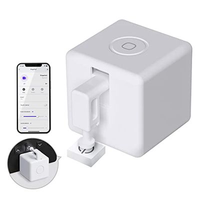 MOES Fingerbot Plus Smart Switch Botón de palanca inteligente actualizado con control táctil, compatible con Tuya/Smart Life APP, Alexa/Google Home y Temporizador requiere MOES BLE HUB