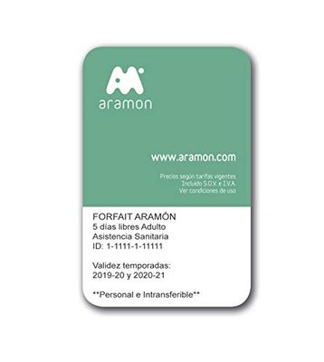 Aramon, montane di Aragon forfait 5 Giorni Liberi, Adulti Unisex