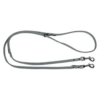 JACK AND VANILLA, Guinzaglio per Cani Modello Black Label, Colore Grigio, Misura 12 mm x 200 cm
