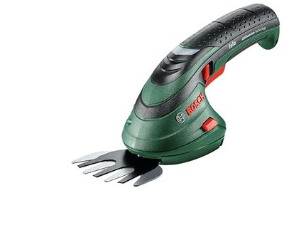 Bosch Home and Garden accugrasschaarset ISIO (3,6 V, meslengte: 12 cm, tandafstand: 8 mm, in zachte zakverpakking)