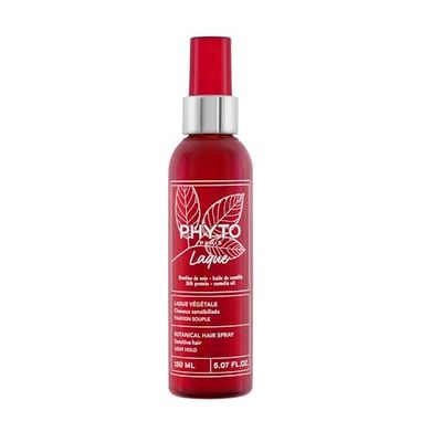Phyto Paris - Phytolaque - Laque Végétale Fixation Souple 150ml – Spray Fixant Naturel à la Protéine de Soie – Maintien Souple, Brillance et Douceur des Cheveux