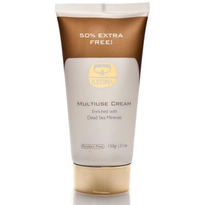 Kedma - Non-Greasy Multi-Purpose Cream with Dead Sea Minerals - Hydrating for Face, Hands, and Nails - 150g