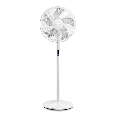 TROTEC Ventilateur sur pied design TVE 24 S 48 watts de puissance Fonction d'oscillation à 80° et arrêt automatique