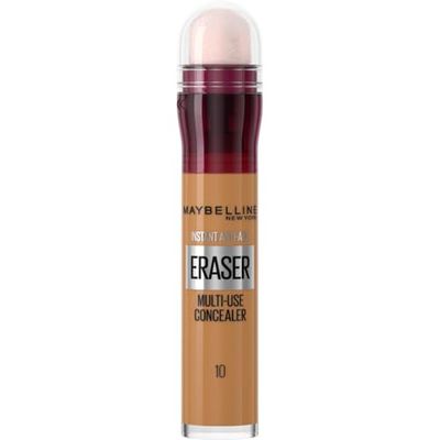 Maybelline Corretor de olhos instantâneo anti-idade, corretor de olheiras e imperfeições, fórmula ultra misturável, 10 caramelo