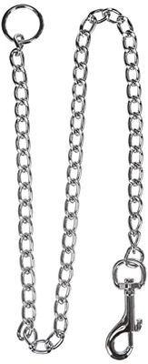 TRIXIE TX-21962 Guinzaglio per cani a catena cromato, 80 cm/3 mm, multi, medio/grande