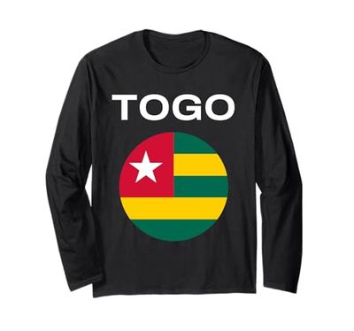 Bandiera del Togo Moderna Maglia a Manica