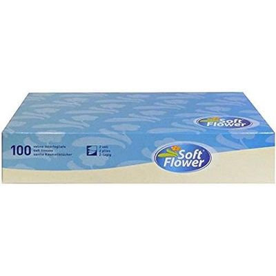 Soft Flower Set 40 veline 2 VELI 100 fazzoletti di carta, multicolore, unico