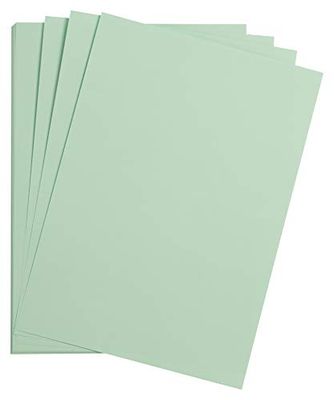 Clairefontaine 975568C Paquet Papier Maya - 25 Feuilles Papier Dessin Lisse Vert Menthe - A2 42x59,4 cm 185g - Idéal pour le Dessin et les Activités Créatives