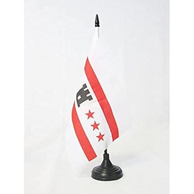 Drapeau de table Province de Drenthe 21x14cm - PETIT Drapeaux DE BUREAU Drauxthe aux Pays-Bas 14 x 21 cm - AZ FLAG
