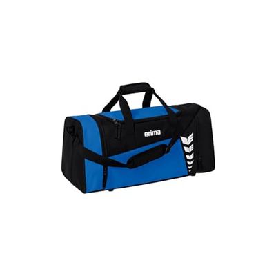 Erima Borsa sportiva Six Wings, new royal/nero, L
