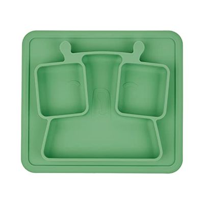 Badabulle non-slip compartment plate