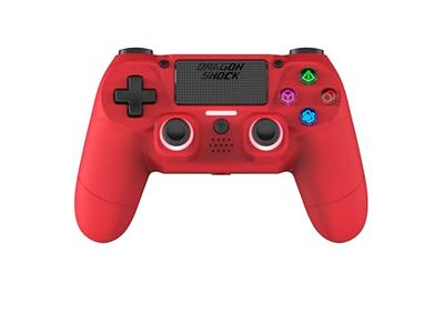 DragonShock - MIZAR BT - Wireless Controller for PS4, PC, Mobile (Red)