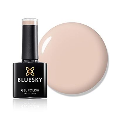 Vernis à ongles gel Bluesky, poudre mon nez 80567, beige, léger, nu, pâle, printemps, bronzage durable, résistant aux puces, 10 ml (nécessite du séchage sous une lampe LED UV)