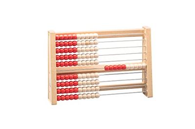 WISSNER Wood Frame with Number - Less Than 100 's RED/WHITE