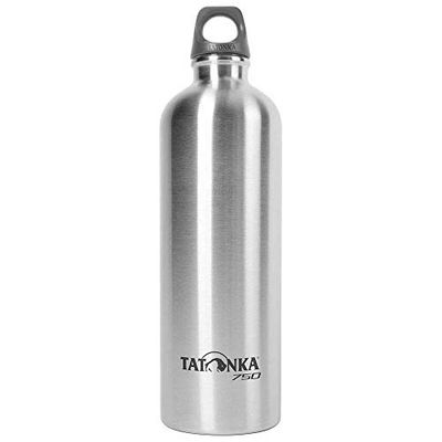 Tatonka Standard Bottle 0,75 l Botella INOX Agua, Unisex – Adultos, Metal, 750 ml