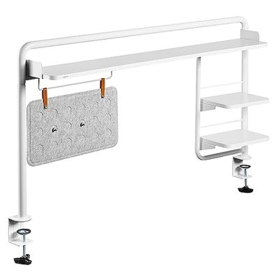 Schrijftafel (voor klemmen) voor bureaus met een breedte van min. 140 cm, met magnetisch memobord