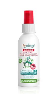 Puressentiel - Anti-Pique - Spray Répulsif Anti-Pique Peaux Sensibles - Anti-Moustiques - 100 ml